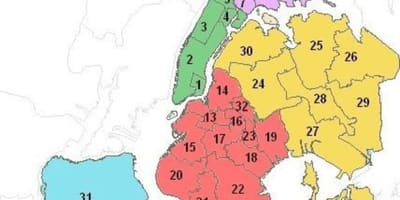 Карта школьныя акругі Манхэтэн