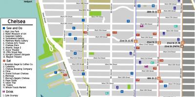 Карта Чэлсі на Манхэтэне