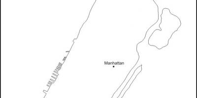 Пустая карта Манхэтэна