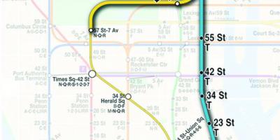 Карта метро другі авеню